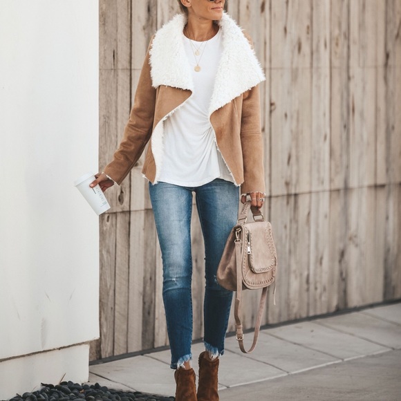 Chilly Days Faux Suede + Sherpa - Picture 7 of 7